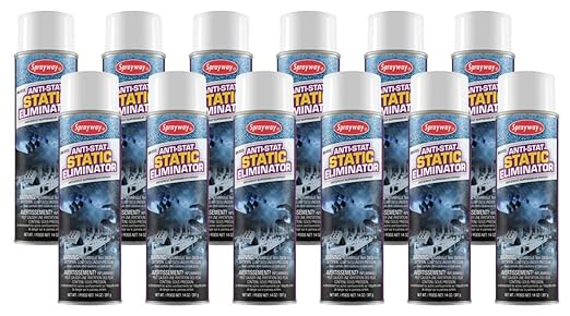 Sprayway-SW955 Anti Static Eliminator, Case of 12 (16 oz) cans