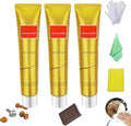 Raturv Metal Polish Cream, Instashine Metal Cream, Metal Polishing Paste, Metal Polishing Kit, Chrome Polish And Rust Remover For Stainless Steel (3pcs)