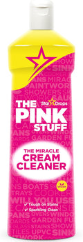 Stardrops The Pink Stuff Miracle Cream Cleaner – Multi-Purpose Liquid Cleaner for Kitchens, Bathrooms & More – Removes Grease, Grime & Limescale – Tough on Stains, Gentle on Surfaces – 500ml