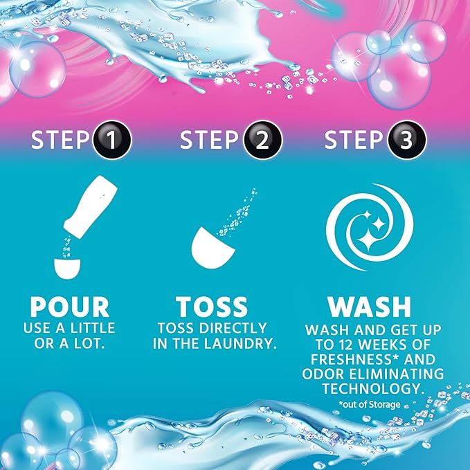 Purex Crystals In-Wash Fragrance and Scent Booster, Fresh Vibes, 21 Ounce, 4 Count