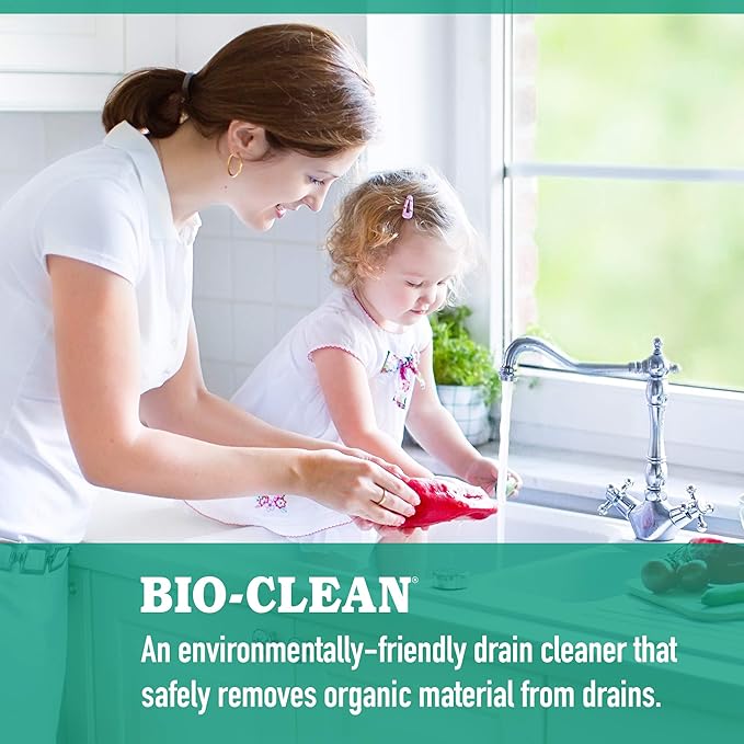 Bio-Clean Ultimate Drain Cleaning Kit Cleans Drains- Septic Tanks - Grease Traps All Natural and 100% Guaranteed No Caustic Chemicals! Removes fats Oil and Grease, Completely Cleans Your System.