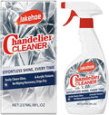 Chandelier Cleaner Spray – No Wipe Crystal & Brass Cleaner for Chandeliers, Drip-Dry Formula, Safe for Glass, Silk Plants, and Dark Crystals – Fast Dusting & Streak-Free Cleaning 1 Pcs