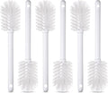 SPARTA 367600TC02 Plastic Household Dish Brush, Dish Brush, Dish Scrub Brush With Lightweight and Break Resistant for Cleaning, 11 Inches, White, 2.5" Width x 2.75" Height (Pack of 6)