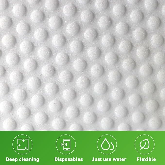 Magic Sponge Eraser Sheets- garvonti 30 Pack Melamine Foam Sheet in Bulk, Convex Point Heavy Duty Melamine Eraser, Thickened Disposable Melamine Foam Cleaning Eraser Pads