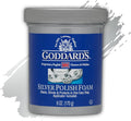 Goddard’s Silver Polish Foam – Silver Jewelry Cleaner for Antiques, Accessories, Ornaments & More – Silver Cleaner for Silverware Protection – Tarnish Remover for Jewelry w/Sponge Applicator (6 oz)