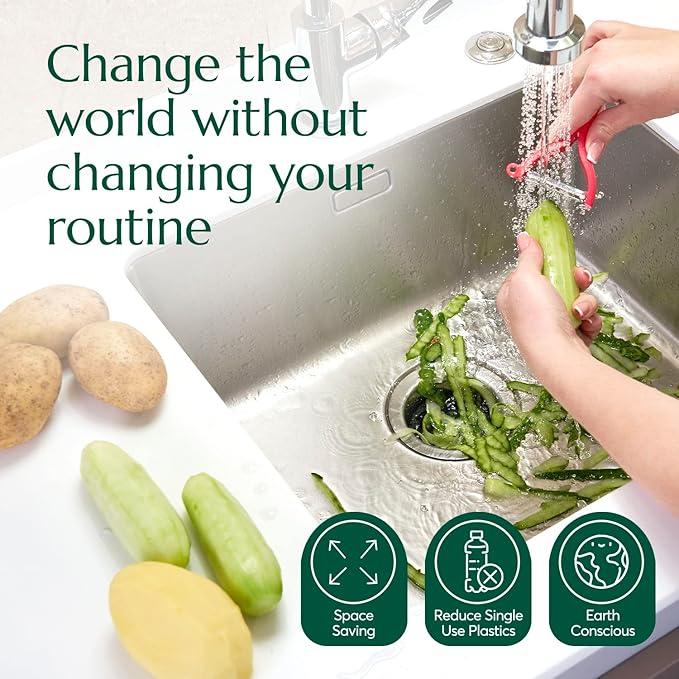 CLEANOMIC - Garbage Disposal Cleansing Tablets (8 Pack) - Foaming Garbage Disposal Cleaner and Deodorizer, Household Garbage Disposal Cleaners, Sink Cleaner and Deodorizer, Kitchen Drain Cleaner