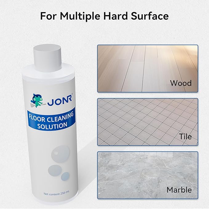 JONR Floor Cleaning Solution, Deep Cleaning for Hard Floors, Designed for ED Series ED12/JONR ED12 Pro,Compatible with Wet Dry Vacuum