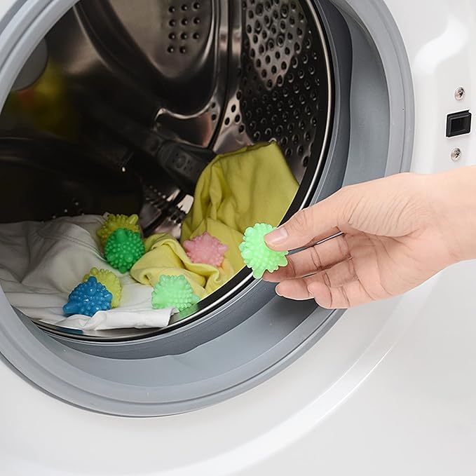 Pet Hair Remover for Laundry, 9PCS Non-Toxic Lint Remover Washing Balls Reusable Dryer Balls Pet Hair Dryer Ball Lint Remover for Laundry Pet Fur Remover for Laundry Bedding Clothes