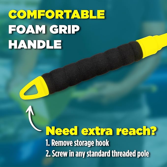 Invisible Glass 95160-4PK Reach & Clean Windshield Cleaning Tool and Car Window Cleaner Tool for Interior and Exterior Auto Glass with 2 Microfiber Pads and Storage Bag – Pack of 4