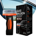 Q4 Glass Guard,Auto Glass Side Window Oil Film Removal Cleaner,Automotive Handheld Oils Flmr Cream,Windshield Oil FilmGlass Emulsion Remover for Car Windows (1PCS)