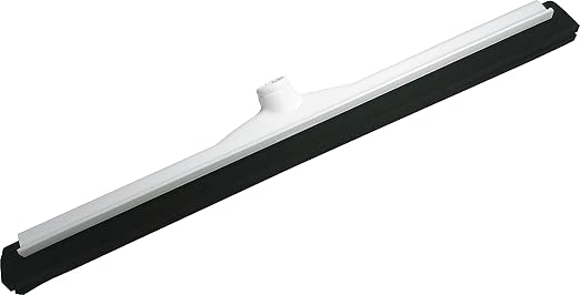 Carlisle FoodService Products 36622200 Commercial Foam Rubber Floor Squeegee with Plastic Frame, 22" Length, White-Black