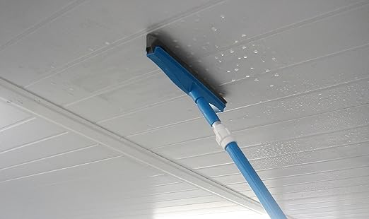 Vikan 77166 Squeegee,Condensate,Ceiling,16",PP/RB,Yellow