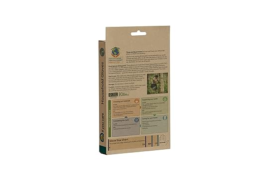 If You Care Latex Gloves,Large, 1 Pair - For Gardening,Dishwashing,Cleaning Kitchen and Bathroom, 100% Cotton Lined,Reusable for Women & Men,Green,(Pack of 12)