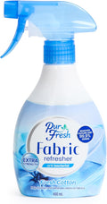 Fabric Refresher Spray - Fresh Cotton - Wrinkle Release Spray & Fabric Softener Alternative - Odor Eliminator Deodorizer Spray for Clothes, Bedding and Home Use