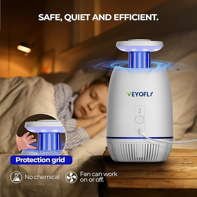 Veyofly Kit Fly - Trap Indoor, Fruit Flys, Gnat Traps, Mosquito, Insect Indoor (Fly Trap Refill)