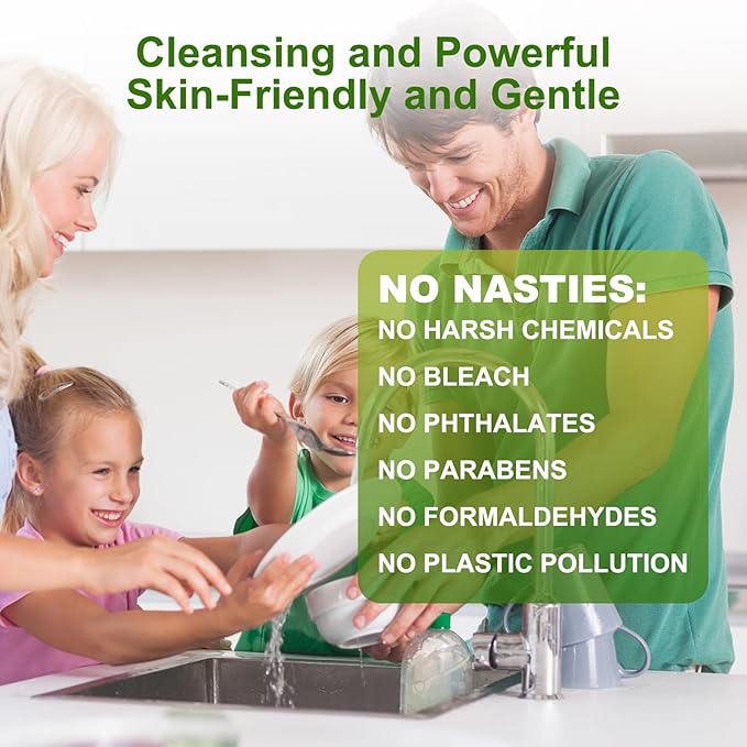 Dishwasher Detergent Sheets 100 Loads,Eco Friendly Dishwasher Detergent Plastic-Free Washer Sheets Alternative (Lemon)