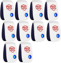 Ultrasonic Pest Repellent, Electronic Pest Control Insect Repeller for Bugs, Mosquito, Roach, Rodent, Spider Mouse Repellent Pest Control Device for Home Car (10p)