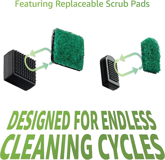 Chubbs Scrubb Duo Magnetic Glass Cleaner Kit - Mini Magnet Scrubber for Hard-to-Reach Stains on Glass, Ceramic & Metal