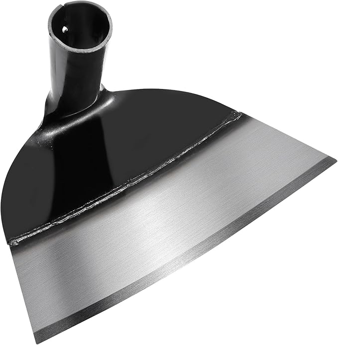Angoily Replaceable Garden Hoe Head 9.25X5.90 Inch Heavy Duty Steel Weeding Tool Accessory for Soil Loosening Cultivating and Agricultural Use Without Handle