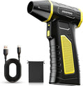 Electric Compressed Air Duster Cordless: 2026 Upgraded Mini Blower with 310g Wind Pressure 5-Speed Adjustable 360000 RPM for Computer Keyboard Outdoor and Car Cleaning - Fast Charging Handheld Blower