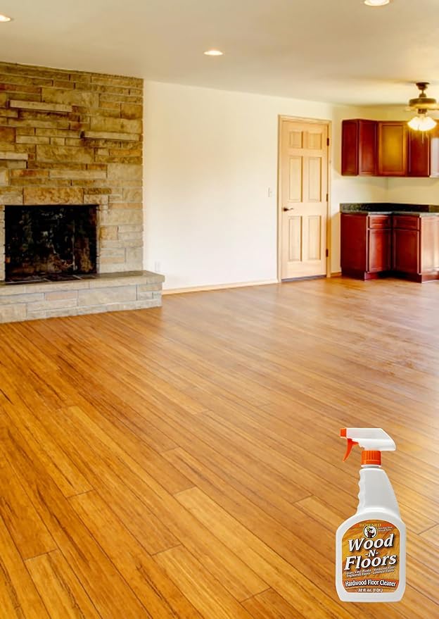 HOWARD Products Wood-N-Floors Hardwood Floor Cleaner for Hardwood, Laminate, and Engineered Surfaces, Wood Floor Cleaner Spray for Luxury Vinyl Plank LVP