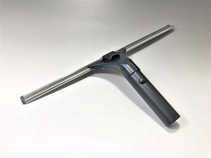 Ettore 71181 Professional Stainless Backflip Window Cleaning Combo Tool, 18-Inch