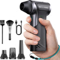 T150 Compressed Air Duster, 110000RPM Cordless Electric Air Duster, 3-Gear Mini Handheld Cordless Blower with Fast Charging, Portable Air Blower for PC, Car, Outdoor, Keyboard
