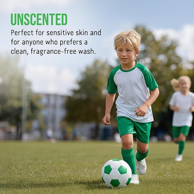 Rockin’ Green Active Wear Laundry Detergent - Unscented Laundry Detergent Powder & Odor Eliminator - Workout Clothes & Sportswear - Safe for Sensitive Skin - 90 Loads