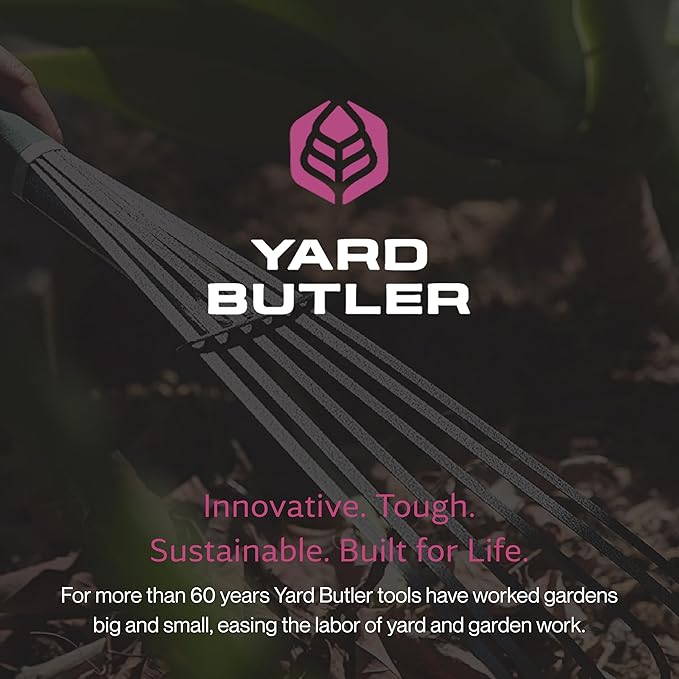 Yard Butler Terra Tuff Hand Tool Bundle, ITT-4B - Essential Gardening Tool for Yardwork - Power-Coated Steel Construction - Comfortable Grip - Long-Lasting - Rust-Resistant