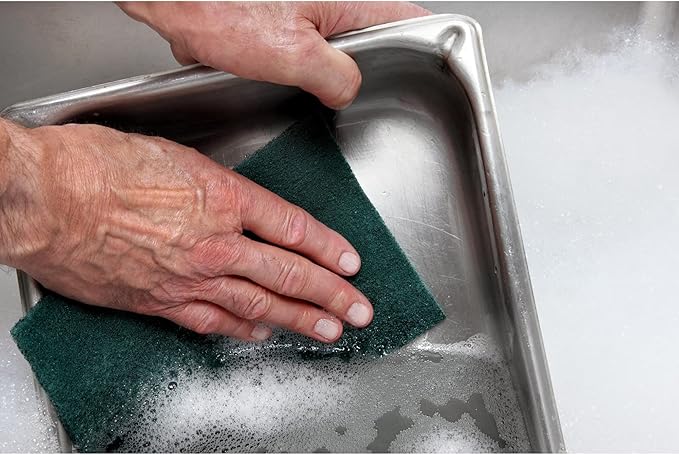Scotch-Brite Heavy Duty Scrub Pads, 10 Scrubbing Pads, Great for Kitchen, Garage and Outdoors