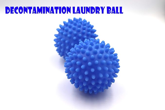 FGen 4pcs Housework Cleaning Artifact Washing Machine Decontamination Green Laundry Ball