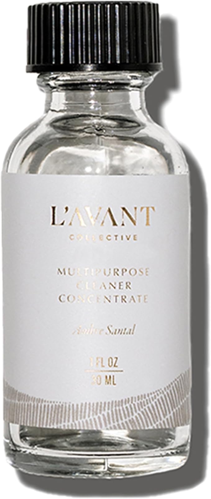 L’AVANT Collective | Plant-Based Multipurpose Cleaner Refill – All-Natural Cleaning Supplies for Safe Home Cleaning – Concentrated, Food-Safe Surface Cleaner with Ambre Santal Scent, 1 oz Bottle