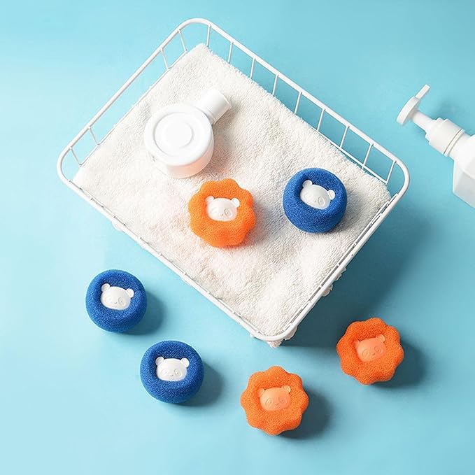 Dryer Balls Laundry Reusable, Softens Laundry Naturally Reduces Drying Time & Static Non-Toxic Washing Balls Reusable Dryer Balls for Laundry Bedding Clothes 6/9/12PCS