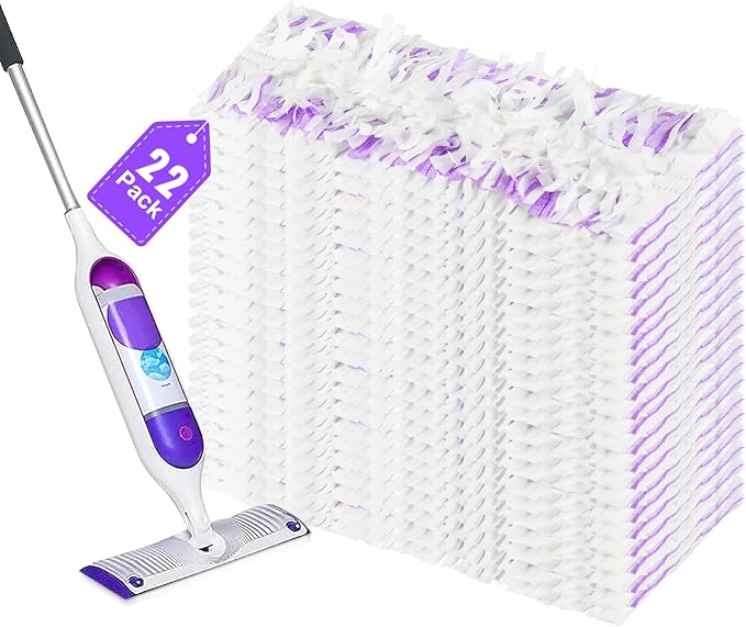 22 Count Pad Refills for Swiffer PowerMop Multi-Surface Mop, Absorbent Cleaning Pads for Hardwood, Tile & Laminate Floors