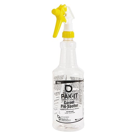 PAK-IT 596420003400 Carpet Pre-Spotter, Citrus Scent, 100 PAK-ITs/Tub