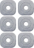 6 Pack Replacement Microfiber Mop Pad Set