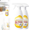 Heavy Duty Degreaser,New Upgrade Kitchen Heavy Duty Cleaner Spray Portable Degreasing Spray, All-Purpose Kitchen Pots and Pan Cleaner for Appliances Countertops Range Hoods (2, White)