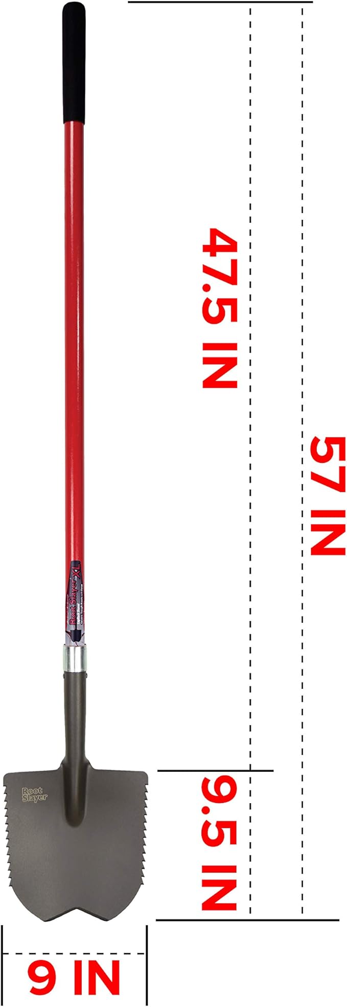 Root Slayer 23011, Caprock Shovel XL, Red