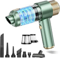 JONYJ Handheld Car Vacuum Cleaner, 16000PA Hand Held Vacuum Portable Cordless, 2 in 1 Air Duster and Vacuum Cleaner with LED Light, Multi-Nozzles, 120W High Power Mini Vacuum for Home, Pet, Office