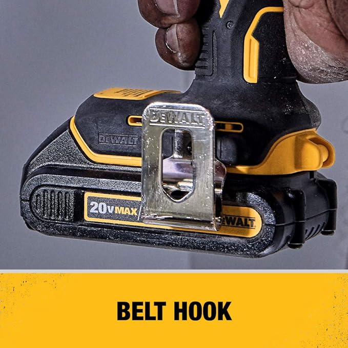 DEWALT ATOMIC 20V MAX* Impact Driver, Cordless, Compact, 1/4-Inch, Tool Only (DCF809B)
