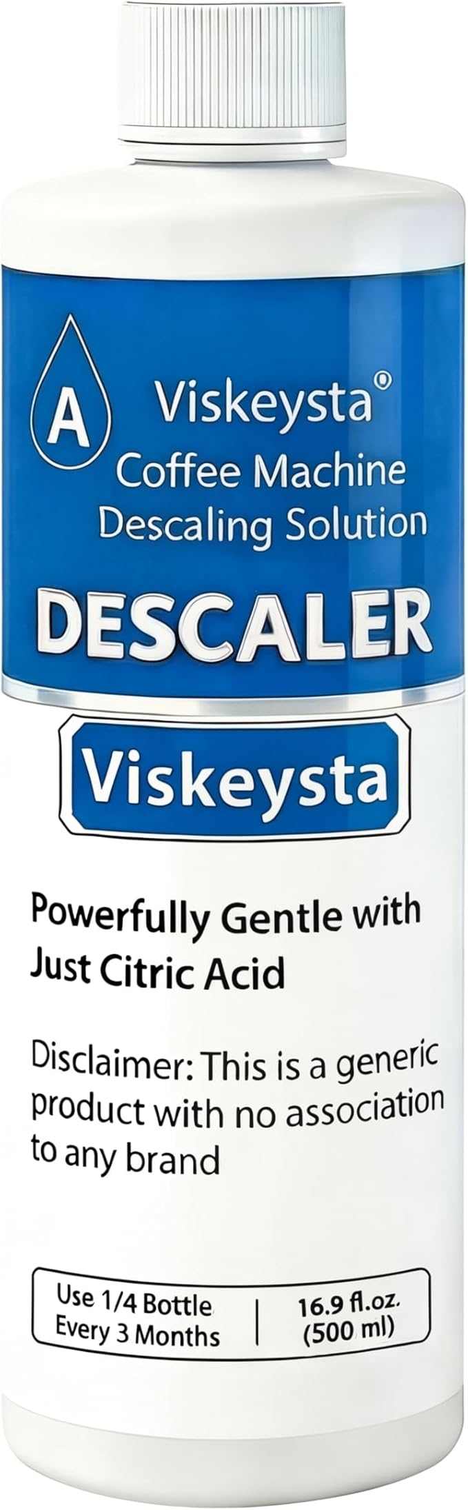 Descaling Solution Compatible with Cuisinart Coffee Machines, 500ml Bottle for 4 Uses