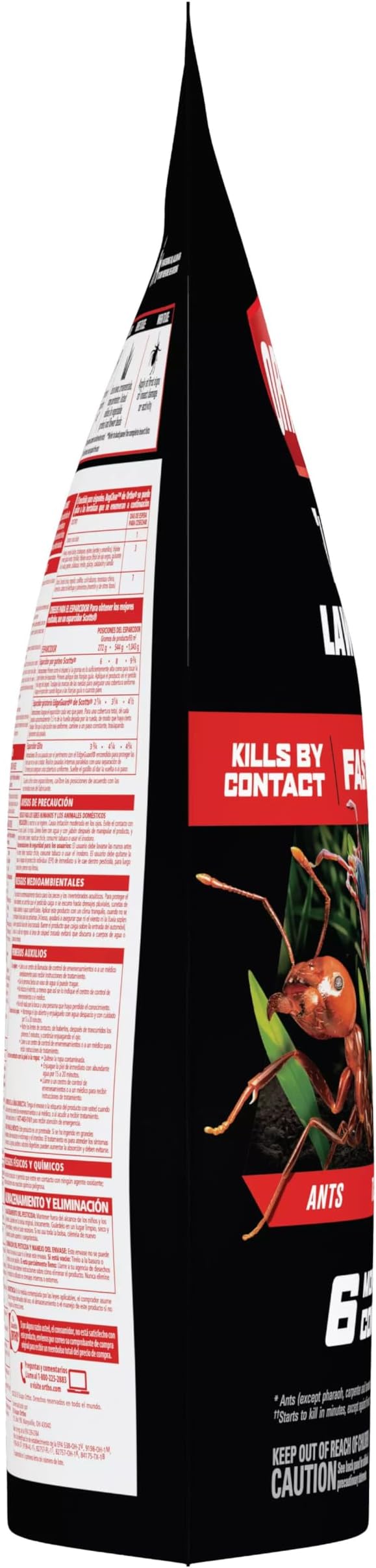 Ortho BugClear Lawn Insect Killer1, Kills Ants, Spiders, Ticks, Fleas, Armyworms and Grubs, Treats up to 16,500 sq. ft., 10 lb. (Pack of 4)