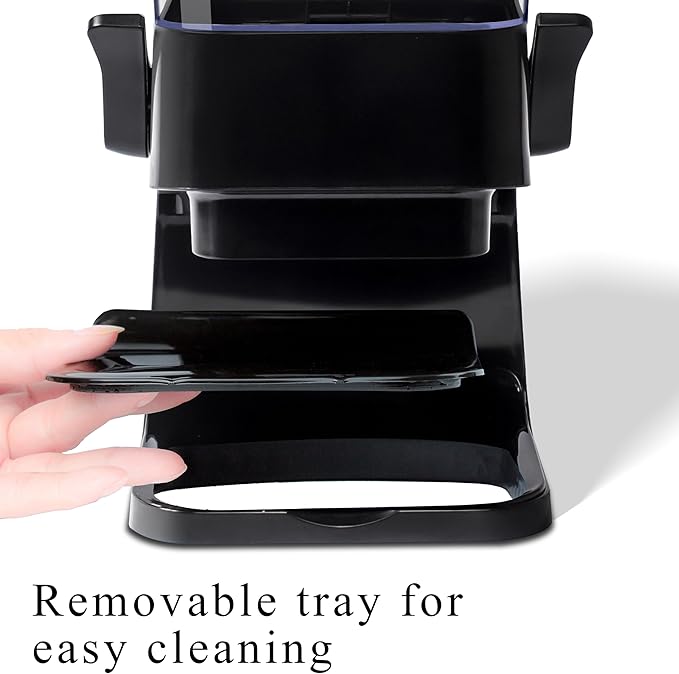 Cereal Dispenser Countertop, 5L Kitchen Organization Cereal Containers Storage, Desktop Candy Dispenser Plastic Cereal Dispenser, Snack Containers Can Hold Granola, Dry Food, nut, Grain (Black, 2Pc)