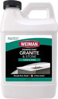 Weiman Disinfecting Granite Daily Clean & Shine Refill, 64 Oz - Safely Clean Disinfect and Shine Granite Marble Soapstone Quartz Quartzite Slate Limestone Corian Laminate Tile Countertop