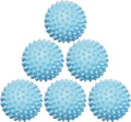 Handy Laundry Reusable Laundry Dryer Balls - A Natural Alternative to Fabric Softener, Reduce Drying Time and Save on Energy, Soft Fluffy Clothes, Fewer Wrinkles, Less Static Cling (Pack of 6)