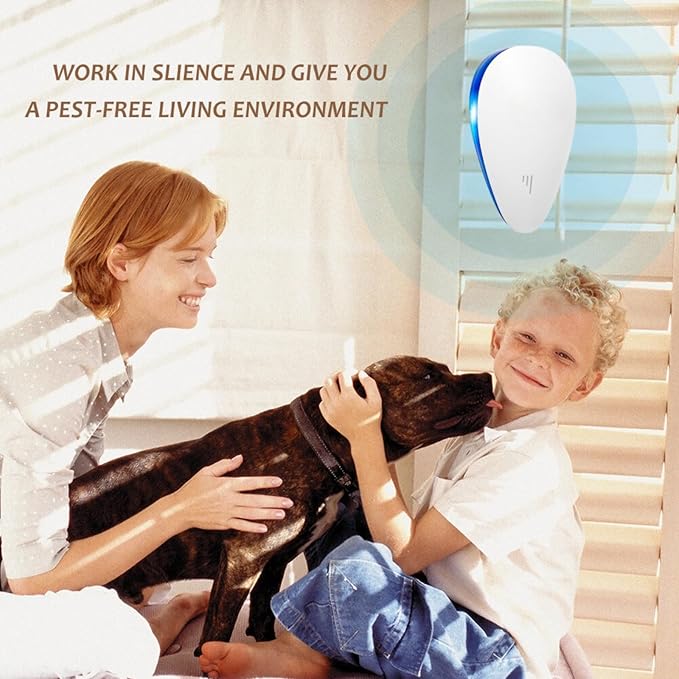 Mice Repellent Indoor, Rodent Roach Spider Insect Repellent, Pest Control Plug in, Insect Repellent for Bugs Insects Roaches Mice Spiders Rodents Mosquitoes 1110-2
