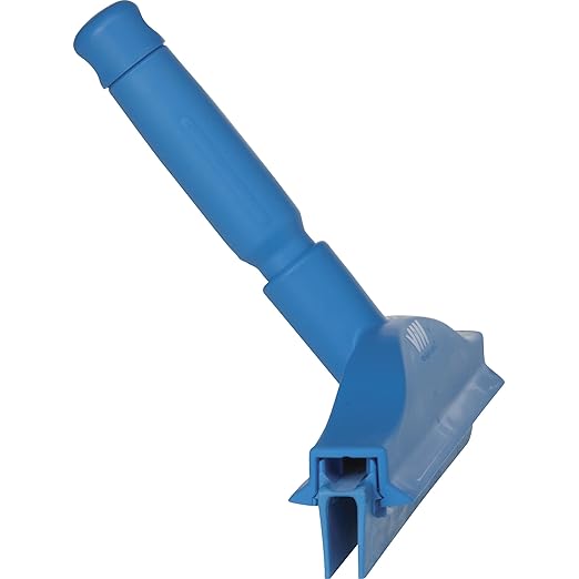 Vikan 77113 Squeegee,Ultra Hygiene,Dbl Blade,Hand,10",Blue