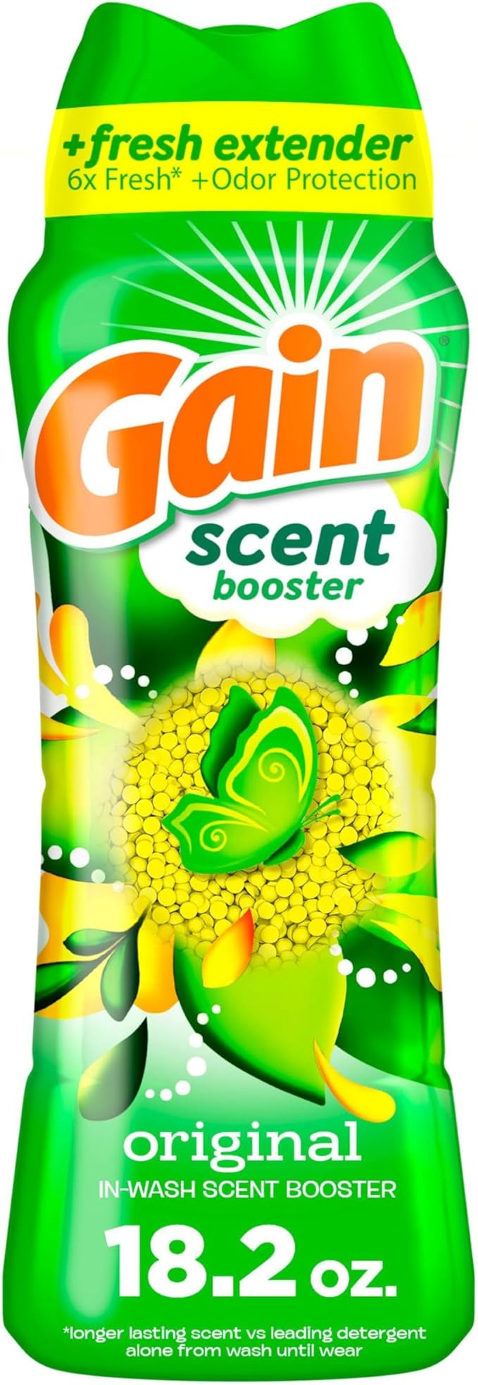 Gain In-Wash Laundry Scent Booster, Original Scent, 18.2 OZ, Fresh Extender + Odor Protection