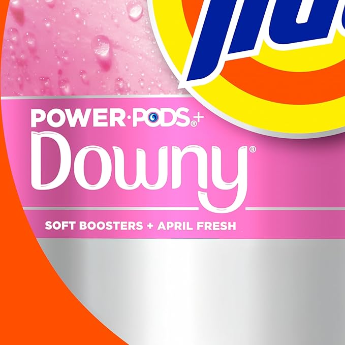 Tide Power PODs + Downy Laundry Detergent Pods, 63 Count, Soft Boosters + April Fresh