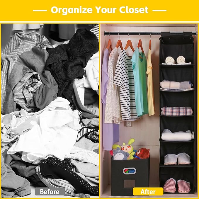 Closet Rod, 17 to 41 Inch Adjustable Closet Rods for Hanging Clothes Heavy Duty Closet Hanging Rod Metal Black Closet Poles for Wardrobes